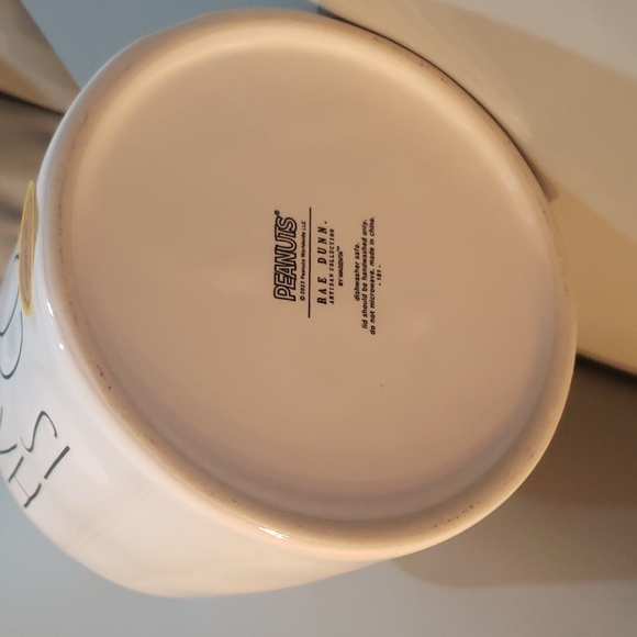 Rae Dunn Peanuts HAPPINESS IS COFFEE Charlie Brown Snoopy Canister Jar NWT - Picture 6 of 7